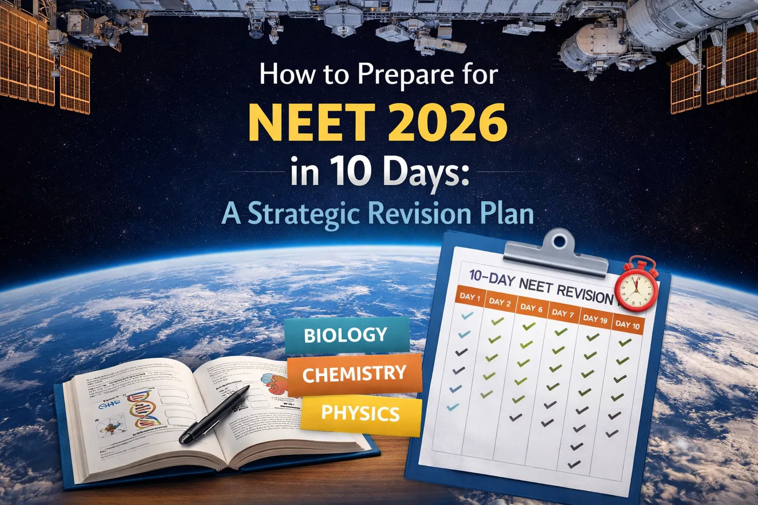 How to Prepare for NEET 2026 in 10 Days: A Strategic Revision Plan